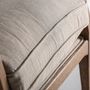 Armchairs - Nounces brown ash wood armchair 65x74x78 cm - VICAL