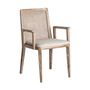 Chaises - Chaise en bois de frêne blanc cassé 57x60x86 cm - VICAL