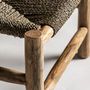Armchairs - Brown raffia armchair 61x61x80 cm - VICAL