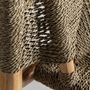 Armchairs - Brown raffia armchair 61x61x80 cm - VICAL