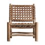Fauteuils - Fauteuil en bois de teck marron 62x72x77 cm - VICAL