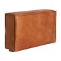 Sofas - Modular sofa in brown birch wood 24x83x54 cm - VICAL
