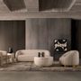 Armchairs - Cream acrylic armchair 92x86x72 cm - VICAL