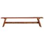 Bancs - Banc en bois de mangue marron 200x35x48 cm - VICAL