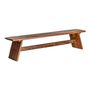 Bancs - Banc en bois de mangue marron 200x35x48 cm - VICAL