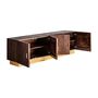 Meubles TV - Meuble tv en bois de mangue marron 200x42x62 cm - VICAL