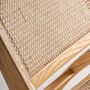 Armchairs - Brown birch wood armchair 65x80x68 cm - VICAL