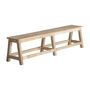 Bancs - Banc en bois de teck marron 182x37x47 cm - VICAL