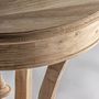 Other tables - Brown teak wood coffee table 60x60x70 cm - VICAL