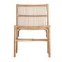 Chairs - Brown rattan chair 53x56x81 cm - VICAL