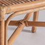 Chairs - Brown rattan chair 53x56x81 cm - VICAL