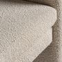 Fauteuils - Fauteuil en coton bouclé blanc cassé 69x67x77 cm - VICAL