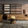 Fauteuils - Fauteuil en peau marron 107x83x75 cm - VICAL