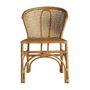 Chairs - Brown rattan chair 53x53x82 cm - VICAL