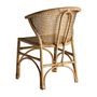 Chairs - Brown rattan chair 53x53x82 cm - VICAL
