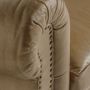 Canapés - Sofa en peau marron 215x82x75 cm - VICAL
