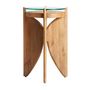 Other tables - Brown mango wood coffee table 47x47x61 cm - VICAL
