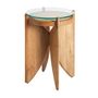 Other tables - Brown mango wood coffee table 47x47x61 cm - VICAL