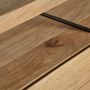 Meubles TV - Meuble tv en bois de mangue noir 190x40x52 cm - VICAL