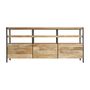 Buffets - Buffet en bois de mangue brun clair 170x43x76 cm - VICAL