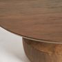 Tables basses - Table basse en bois de mangue marron 90x90x41 cm - VICAL