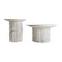 Coffee tables - White marble coffee table 80x80x42 cm - VICAL