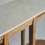 Consoles - Console en bois de mangue marron 140x42x81 cm - VICAL