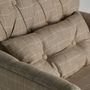 Armchairs - Beige mango wood armchair 73x80x95 cm - VICAL