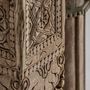 Objets de décoration - Colone en bois de teck marron 32x32x128 cm - VICAL