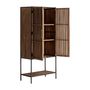 Armoires - Armoire en bois de mangue noir 90x45x195 cm - VICAL