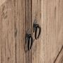 Sideboards - Brown elm wood sideboard 250x50x80 cm - VICAL