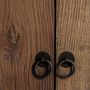 Sideboards - Brown elm wood sideboard 250x50x80 cm - VICAL
