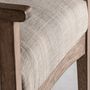 Armchairs - Brown mango wood armchair 64x72x74 cm - VICAL
