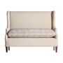 Other tables - Beige mango wood sofa 150x60x123 cm - VICAL