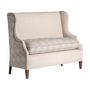 Other tables - Beige mango wood sofa 150x60x123 cm - VICAL
