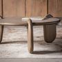 Tables basses - Table basse en bois de mangue marron 100x100x40 cm - VICAL
