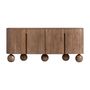 Buffets - Buffet en bois de mangue marron 180x40x81 cm - VICAL