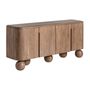 Buffets - Buffet en bois de mangue marron 180x40x81 cm - VICAL