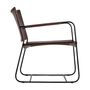 Fauteuils - Fauteuil en fer marron 62x68x73 cm - VICAL
