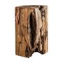 Autres tables - Table basse en bois de suar marron 41x41x80 cm - VICAL