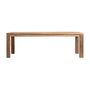 Dining Tables - Brown railway wood lounge table 240x100x78 cm - VICAL