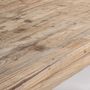 Dining Tables - Brown railway wood lounge table 240x100x78 cm - VICAL
