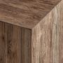 Autres tables - Table basse en bois de chemin de fer marron 35x35x81 cm - VICAL
