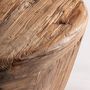 Tables basses - Table basse en bois de teck marron 70x60x34 cm - VICAL