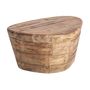 Tables basses - Table basse en bois de teck marron 60x50x30 cm - VICAL