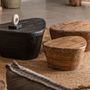 Tables basses - Table basse en bois de teck marron 60x50x30 cm - VICAL