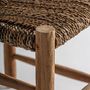 Chairs - Brown teak wood chair 47x47x84 cm - set of 2 - VICAL