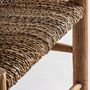 Chairs - Brown teak wood chair 47x47x84 cm - set of 2 - VICAL
