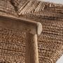 Chaises - Fauteuil en bois de teck marron 57x55x80 cm - VICAL