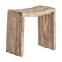 Repose-pieds - Repose- pied en bois de teck marron 48x28x47 cm - VICAL